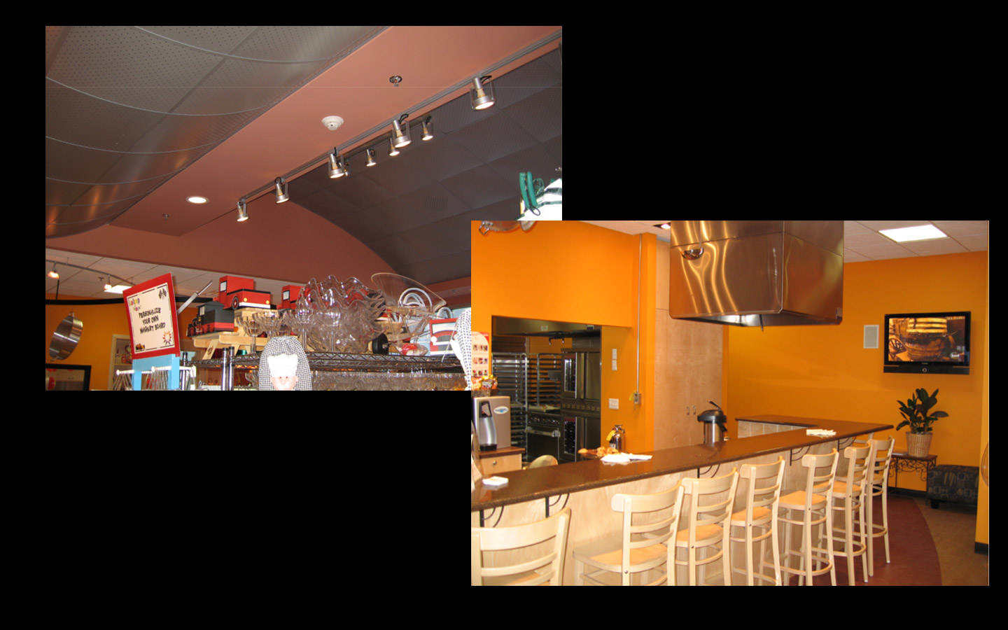 Store Look and Feel: cafe and waiting area