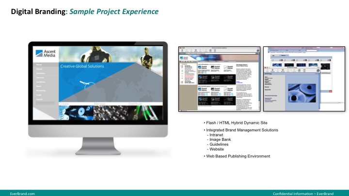 Ascent Media: intranet site and digital guidelines