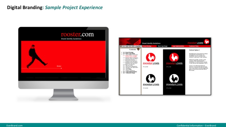Rooster.com brand, guidelines, website